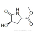 Prolin, 4-Hydroxy-5-oxo-, Methylester, trans- (9CI) CAS 180321-18-0